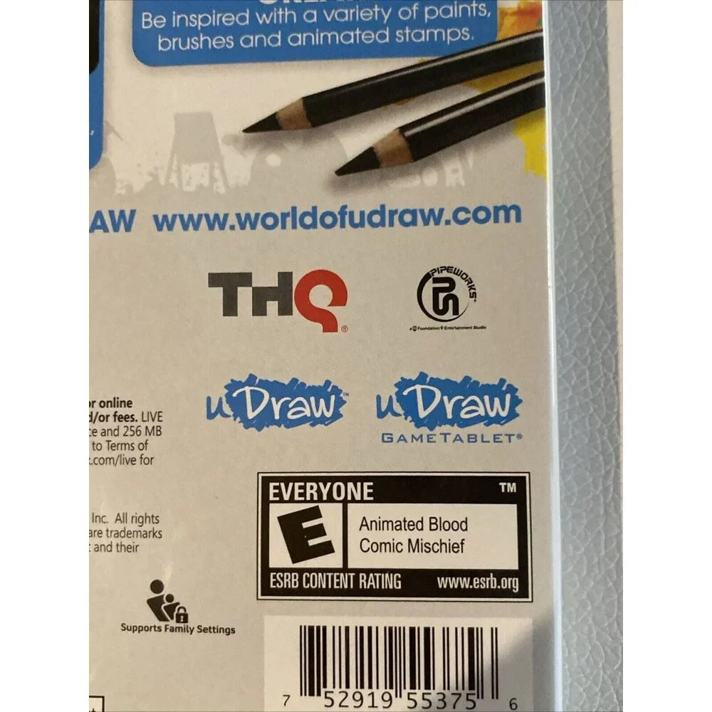 uDraw Studio Instant Artist (Microsoft Xbox 360) New -SEALED